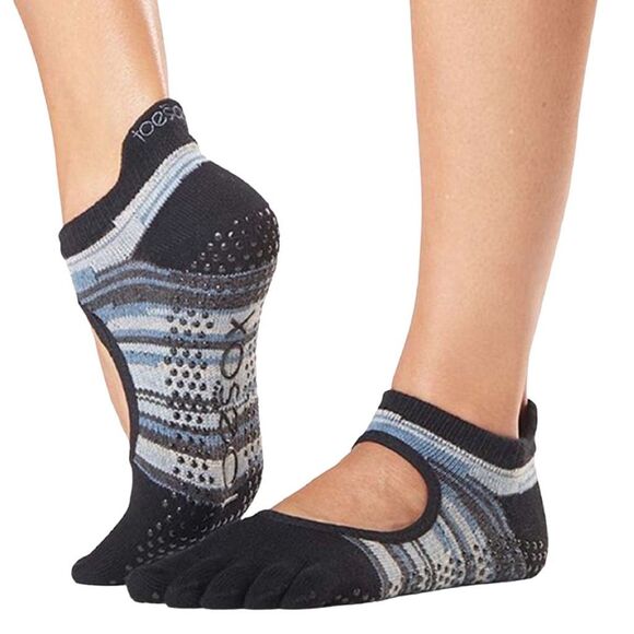 ToeSox Full Toe Bellarina Grip Socks - 2 Pairs - Picture 1 of 3